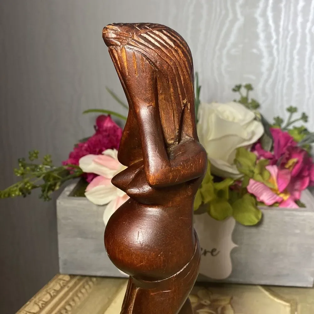 Vintage hand carved